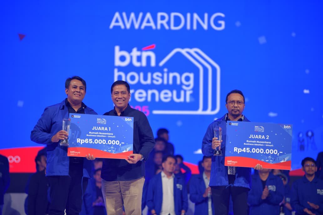 Tutup Rangkaian BTN Expo 2026, Awarding BTN Housingpreneur 2025 Lahirkan Inovator Muda Ekosistem Perumahan
